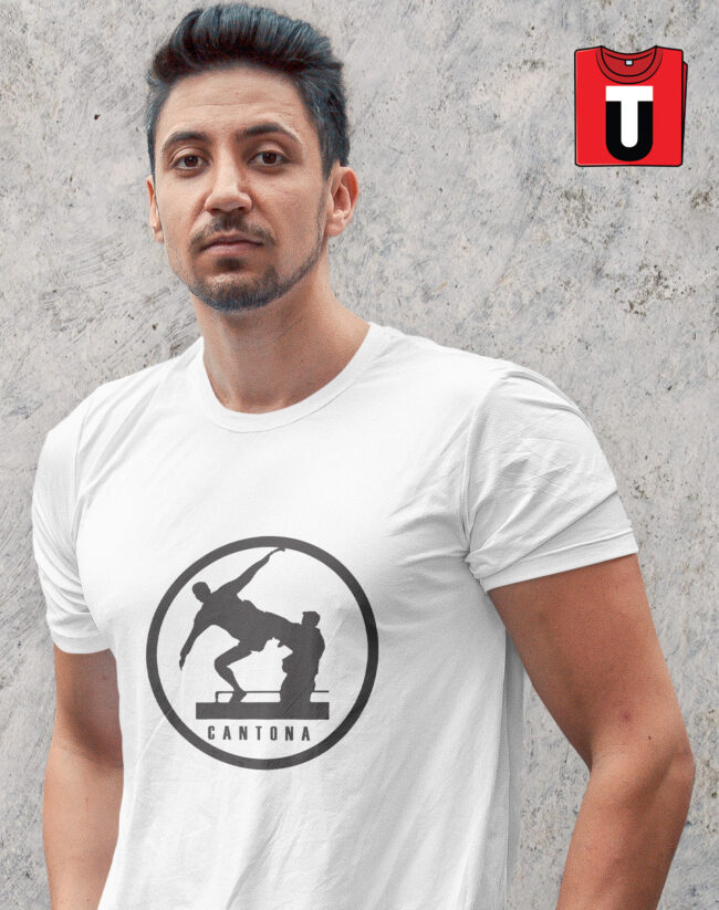 Ringed Air Jordan Style T-shirt Inspired by Cantona’s Kung Fu Kick