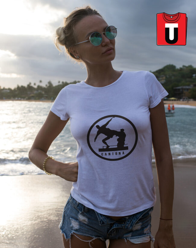 Ringed Air Jordan Style T-shirt Inspired by Cantona’s Kung Fu Kick - Image 2