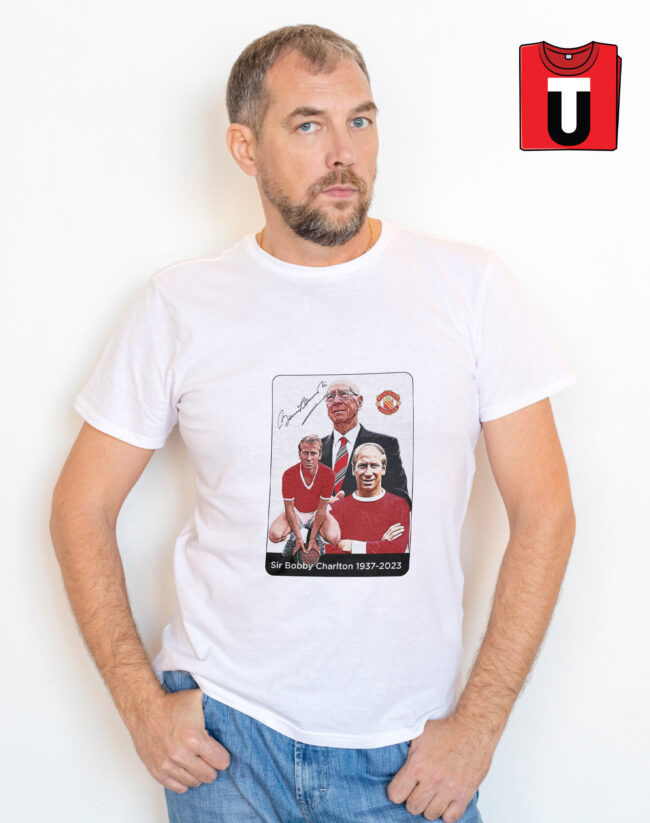 Special Edition Tribute T-Shirt for Sir Bobby Charlton Fans