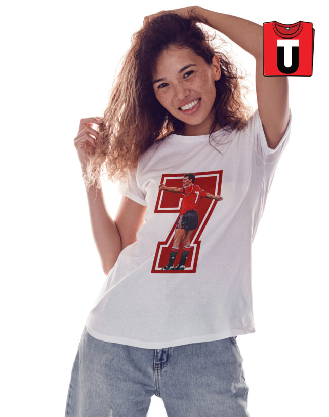 Iconic Bryan Robson Number 7 T-Shirt Design - Image 2
