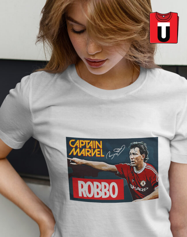 Bryan Robson Captain Marvel T-Shirt