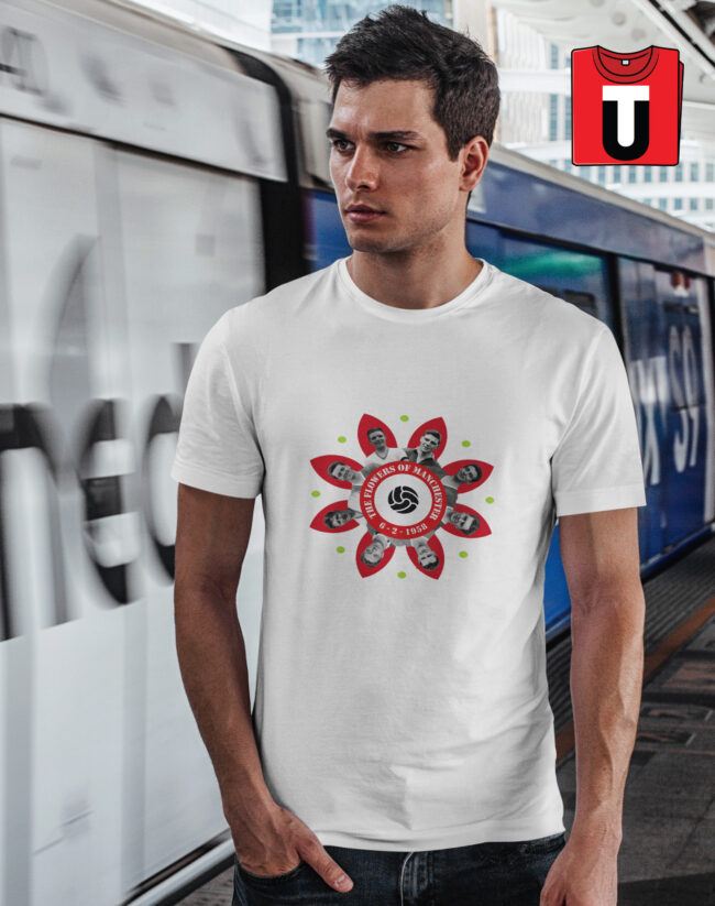 Tribute to 'Flowers of Manchester' T-Shirt Design - Image 4