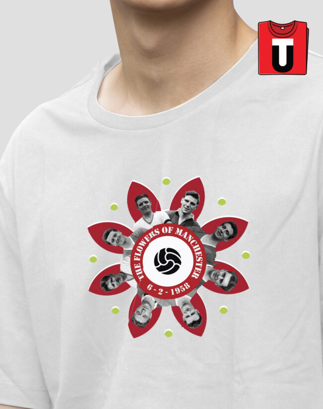 Tribute to 'Flowers of Manchester' T-Shirt Design