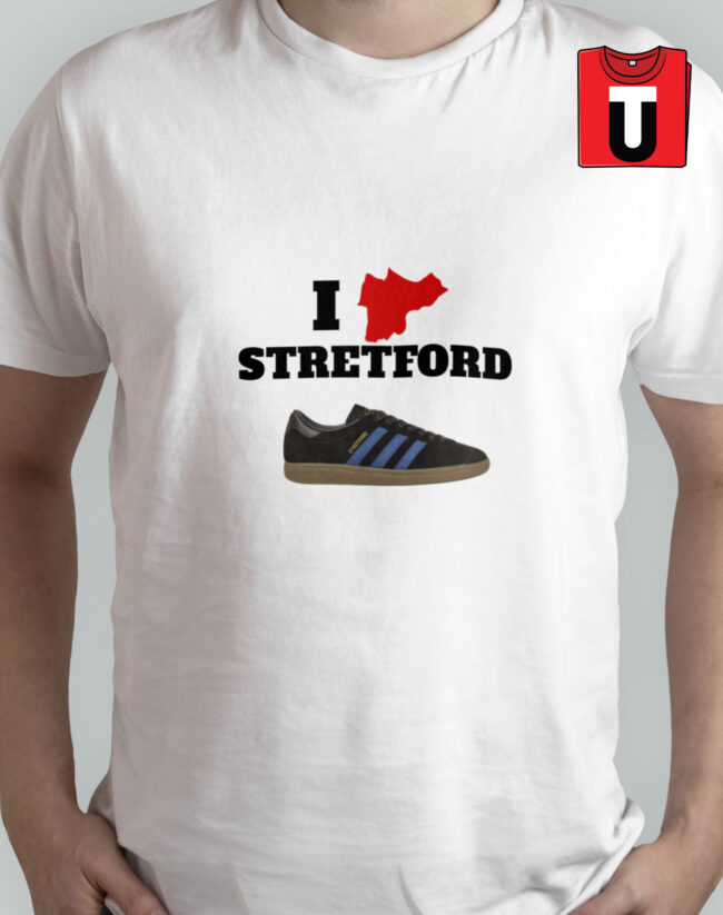 Stretford Map T-Shirt and adidas Trainer Combo - Image 5
