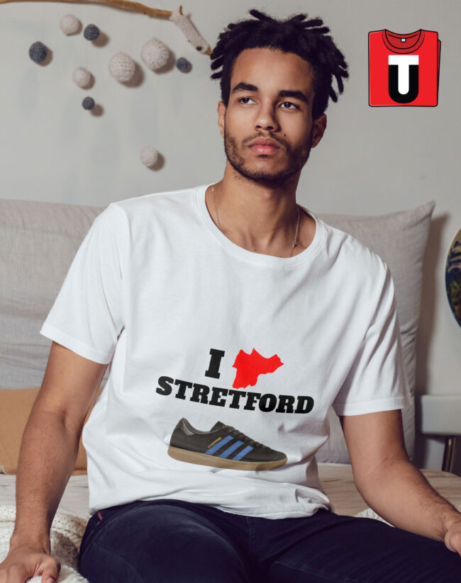Stretford Map T-Shirt and adidas Trainer Combo