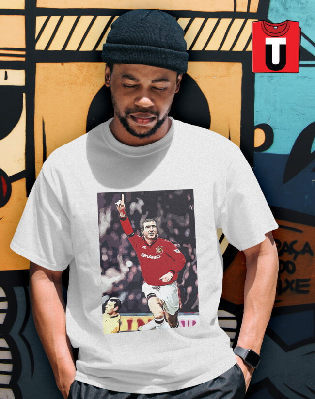 Tshirt with Iconic Cantona Celebration Design