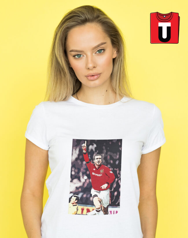 Tshirt with Iconic Cantona Celebration Design - Image 2