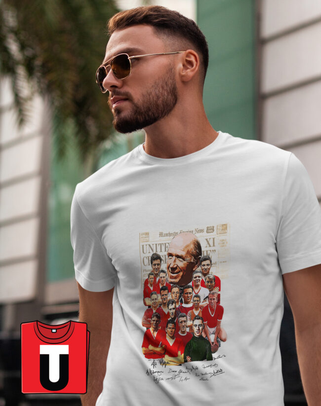Man United Munich Air Disaster Tribute T-Shirt