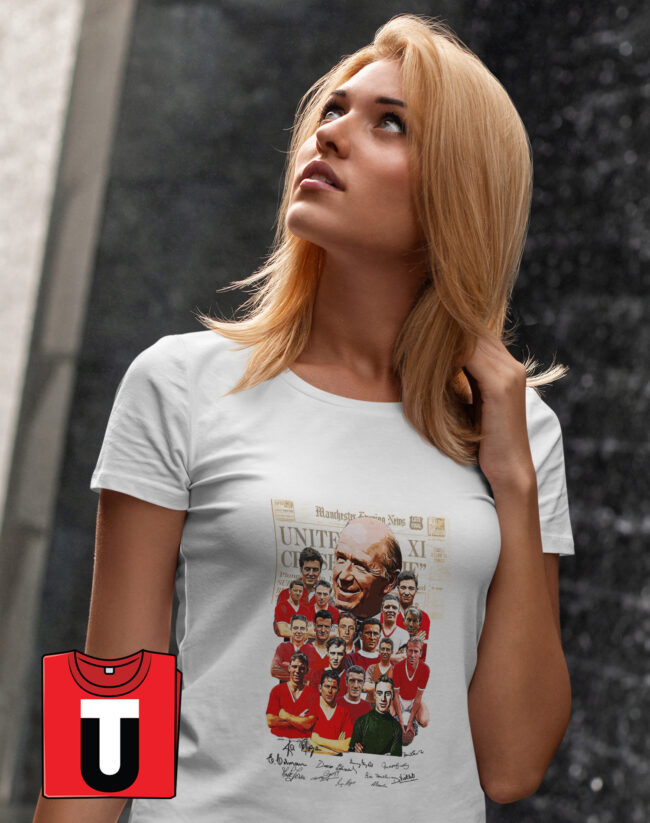 Man United Munich Air Disaster Tribute T-Shirt - Image 4