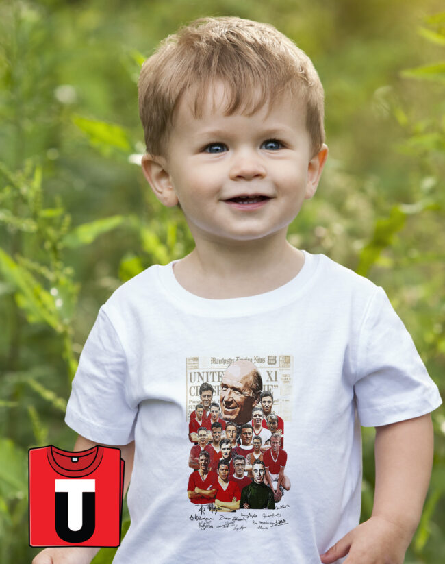 Man United Munich Air Disaster Tribute T-Shirt - Image 2